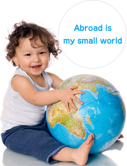 Abroad is my small world